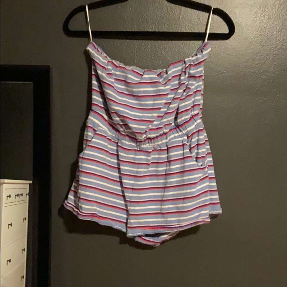 stripped romper